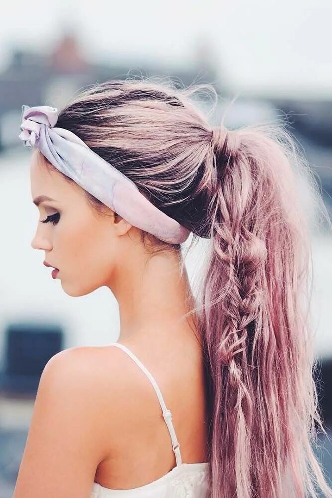 Прическа для лета женская Trendy Hair Accessories For 2024 Ponytail hairstyles, Summer hairstyles, Pink ha