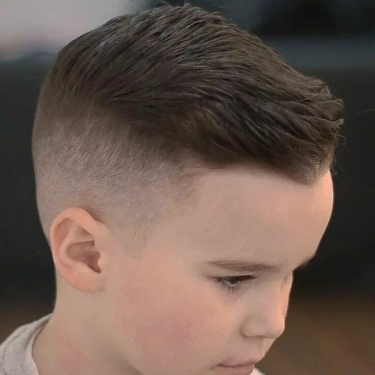 Прическа для мальчика 2024 12 лет Trendy Boys Fade Haircut