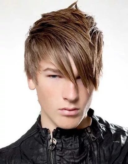 Прическа для мальчика с длинной челкой cool celebrity mens haircuts Boy hairstyles, Hairstyles with bangs, Haircuts for