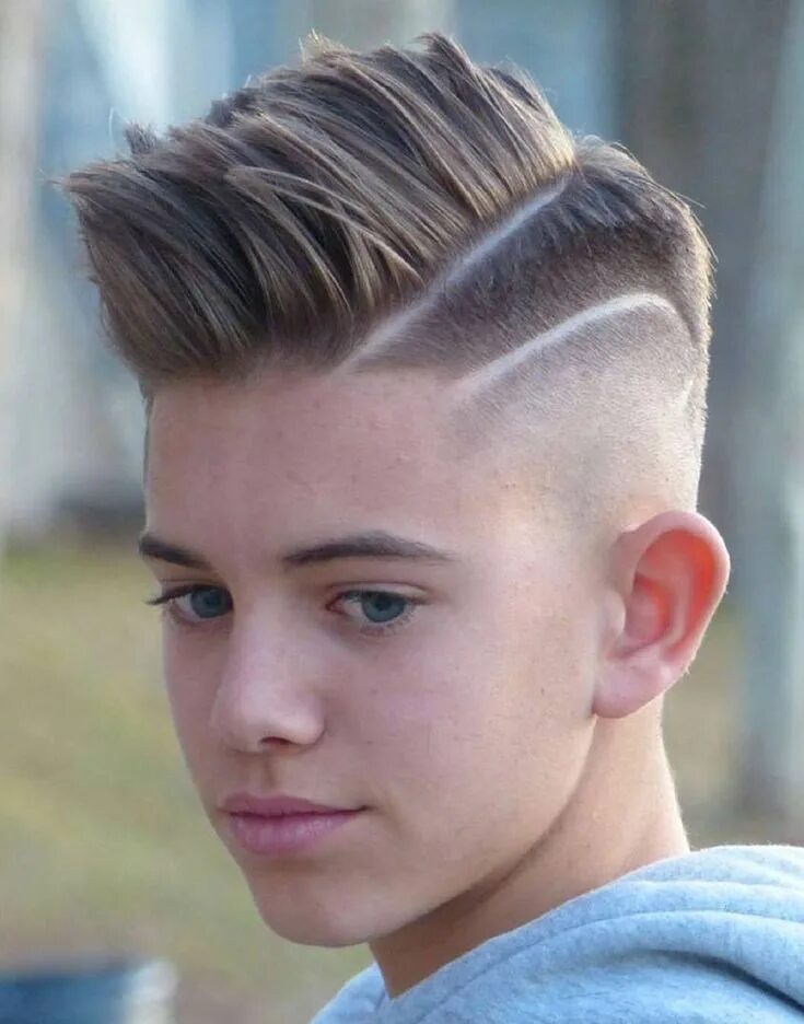 Прическа для парня 14 лет модная Undercut Jungs: 40 trendige Frisuren für Kleinkinder Kinderfrisuren, Jungs frisu