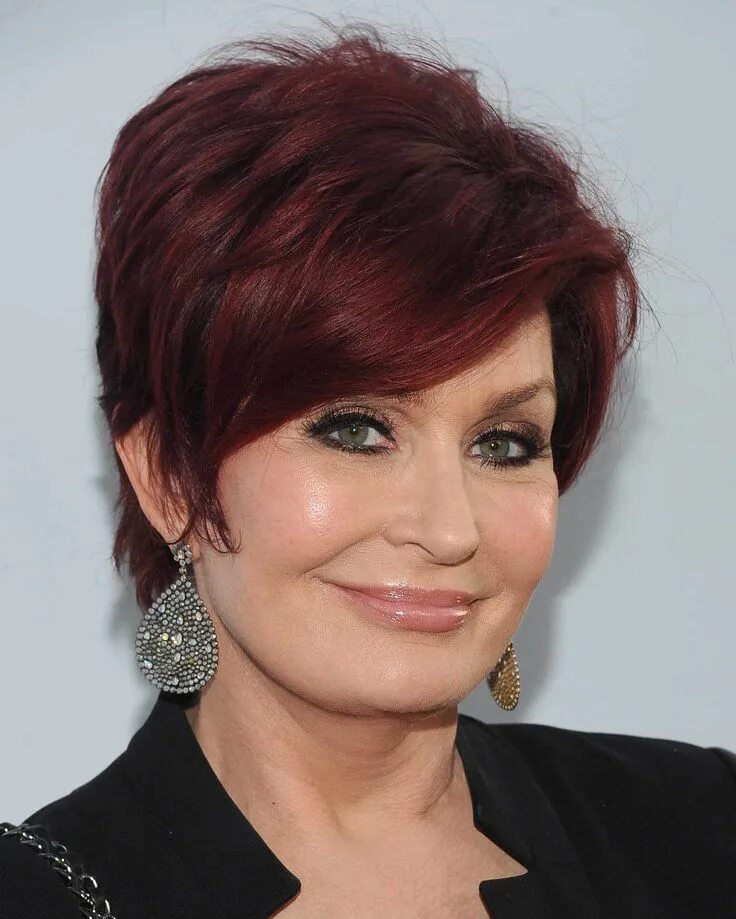 Прическа для полной женщины 50 лет Sharon Osbourne Hairstyles - Bing Frisuren