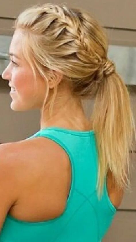 Прическа для занятий спортом на длинные волосы 27 Netball Hairstyles ideas long hair styles, hair styles, hairstyle