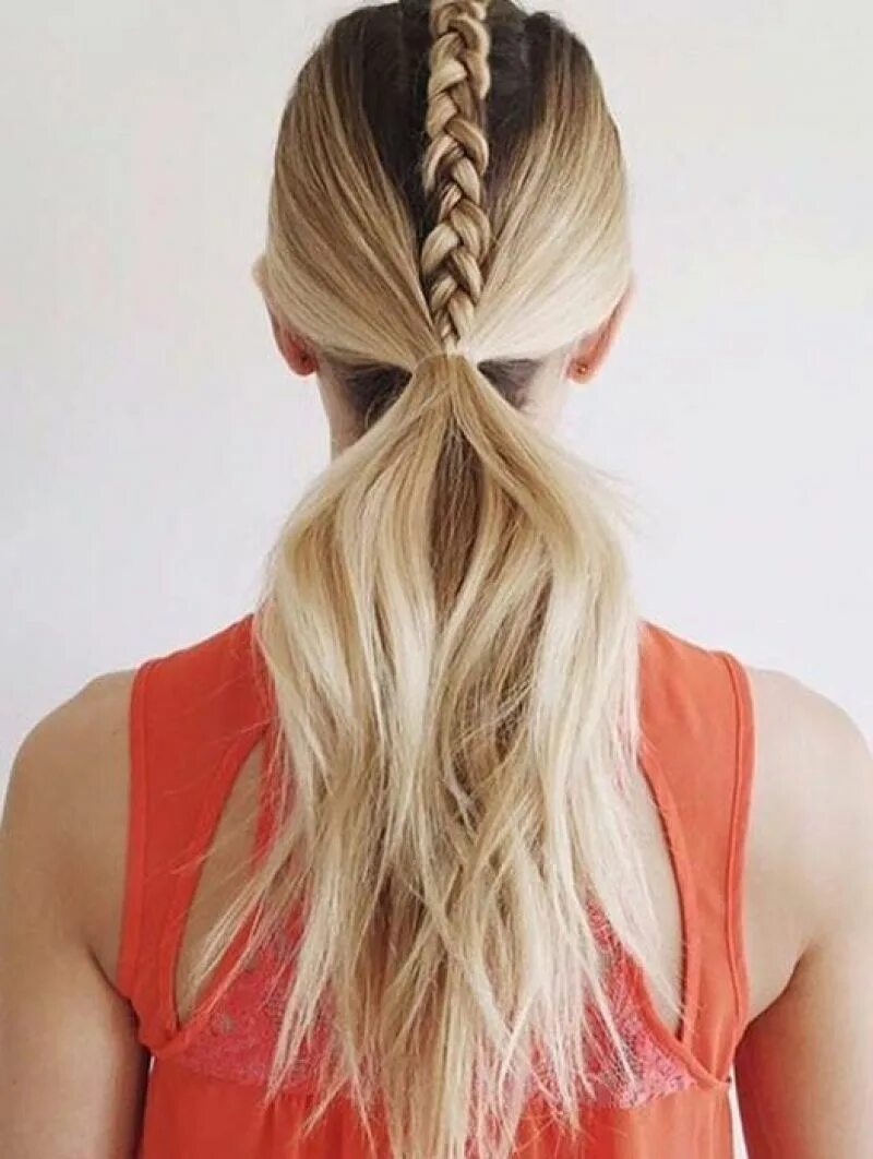 Прическа для занятий спортом на длинные волосы 11 Practical Hairstyle: Perfect Look for Your Next Workout Sporty hairstyles, Ha