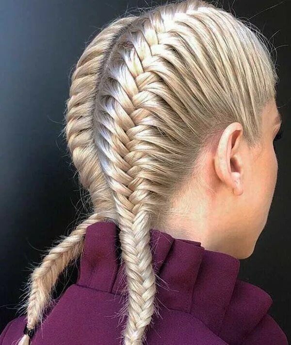 Прическа дракончик 60 Best Braided Hairstyles for Women in 2024 Fish tail braid, Fishtail braid hai