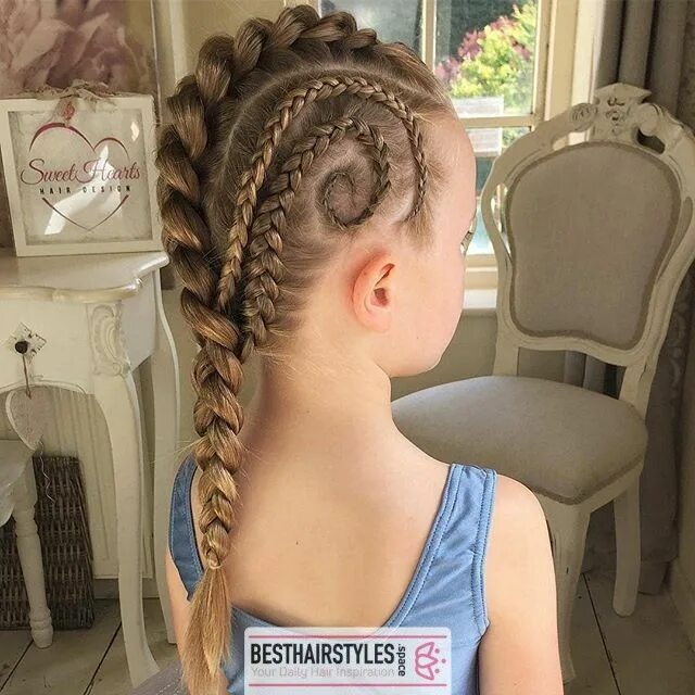 Прическа дракончик для девочки Amazing Cute Hairstyles For Your Cute Daughter ! #cutehair #cutehairstyles #hair