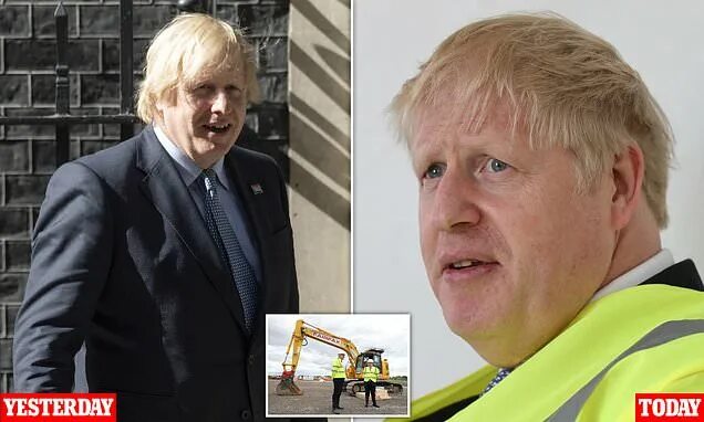 Прическа джонсона фото Boris Johnson shows off drastically shorter hairstyle Daily Mail Online