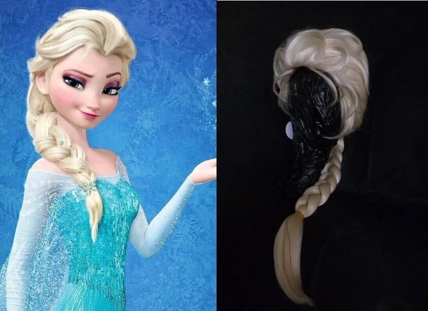 Прическа эльзы для девочки 2600 rub Lovely Elsa wig of the best quality ! Cold hearted. Thick braid ! Beaut