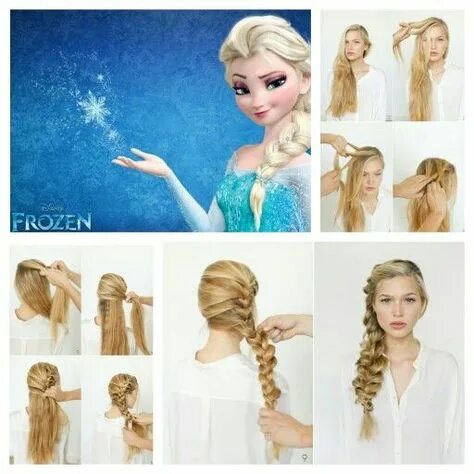 Прическа эльзы для девочки 10 популярных идей на тему "frozen hairstyles" для вдохновения