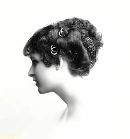 Прическа эпохи модерн как сделать 1915 hair style Historical hairstyles, Edwardian hairstyles, Long hair styles