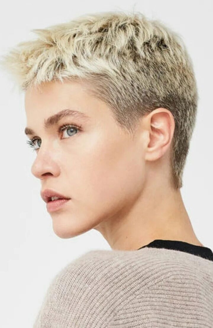 Прическа ежик короткая Pin by Linda van Strien on just short Short hair styles pixie, Super short hair,