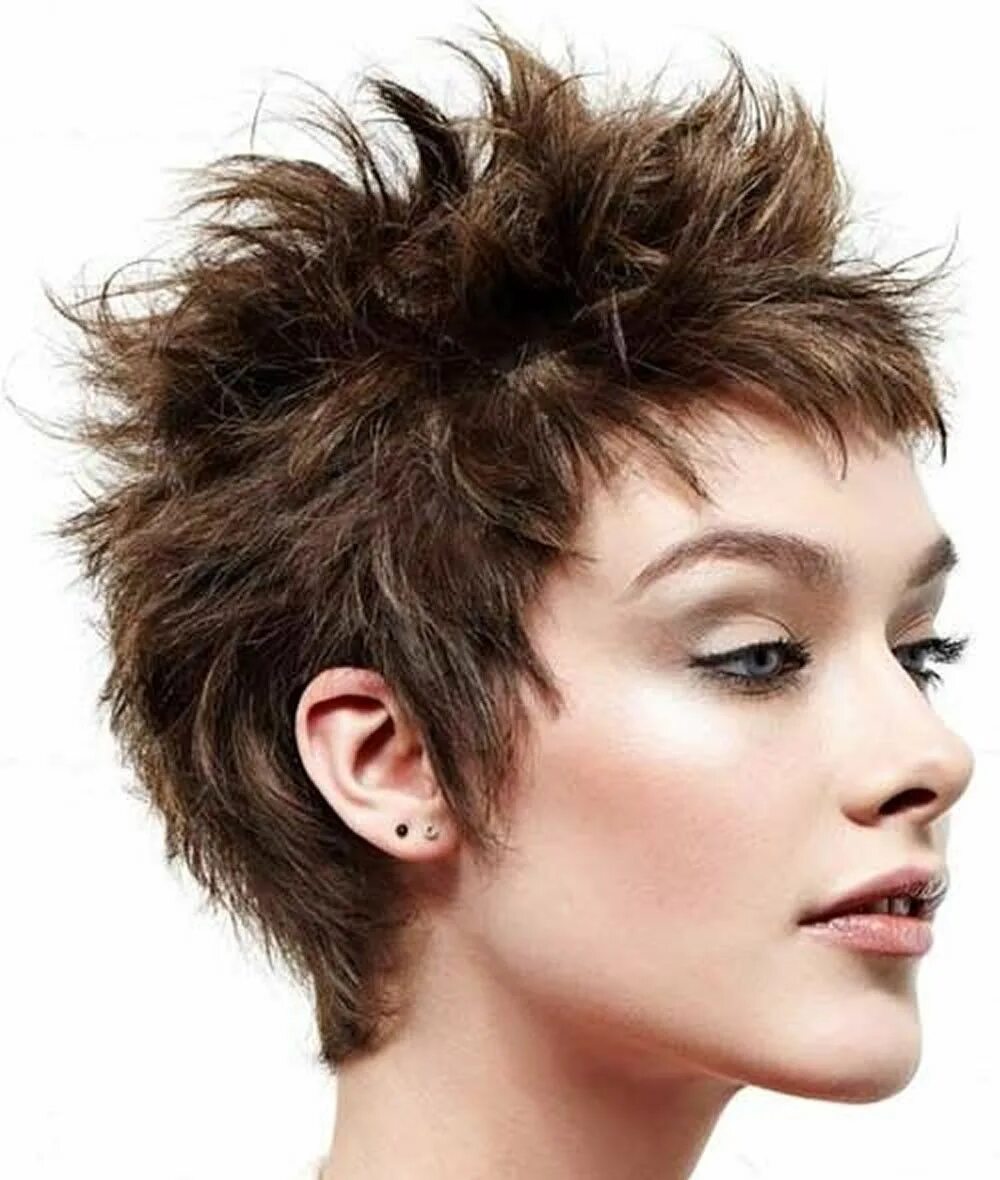 Прическа ежик короткая Image result for short spikey hairstyles for women over 40-50 Short spiky hairst