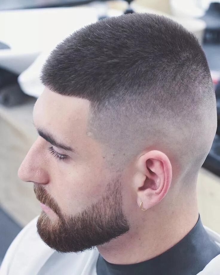 Прическа фейд короткая The 9 Biggest Men's Haircut Trends To Try For Summer 2018 Buzz cut hairstyles, C