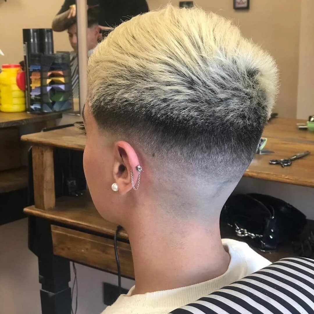 Прическа фейд женская Pin on Short, faded and Tapered