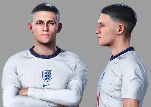 Прическа фила фодена 2024 PES 2021 Phil Foden Black Hair by Facemaker TK, патчи и моды