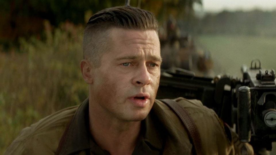 Прическа фильм фото Coupe De Cheveux Brad Pitt Fury - Épinglé sur wardaddy