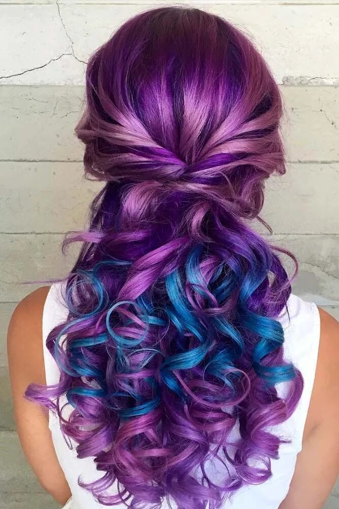 Прическа фиолетовые волосы Pin on Hairstyles I Love Hair dye colors, Hair looks, Ombre hair color