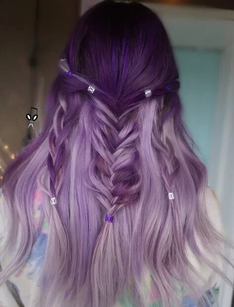 Прическа фиолетовые волосы 10 популярных идей на тему "purple hair wedding hairstyles" для вдохновения