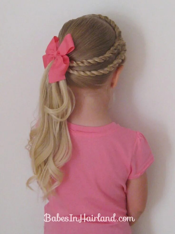 Прическа фотки для девочек Double Twists Little girl hairstyles, Girl hair dos, Girl hairstyles