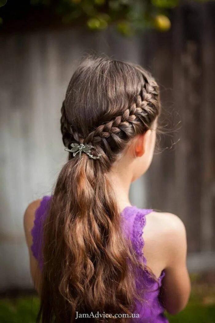 Прическа фотки для девочек 63 детские прически на выпускной в детский сад Flower girl hairstyles, Cute girl