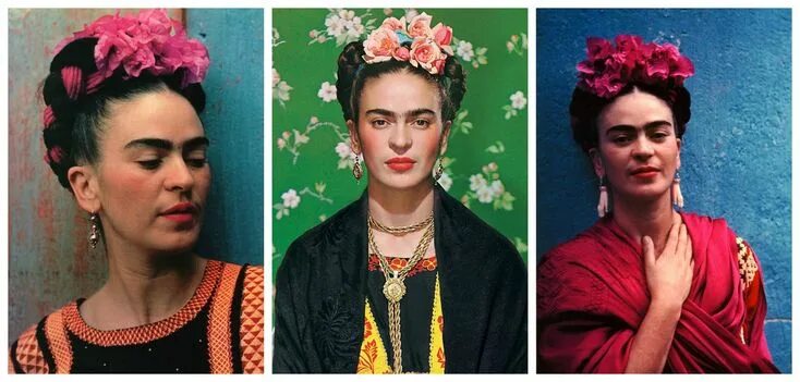 Прическа фриды кало как сделать Pin en 1990 Frida kahlo, Frida, Moda