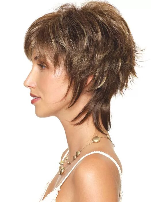 Прическа гаврош женская фото на короткие Millie by Noriko Wigs.com - The Wig Experts ™ Medium hair styles, Short hair cut