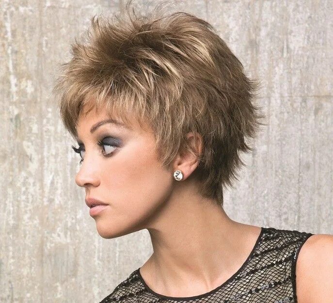 Прическа гаврош женская на короткие волосы Lizzy Pixie by Rene of Paris Thick hair styles, Short hairstyles for women, Shor