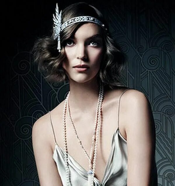 Прическа гэтсби great gatsby women's fashion - Google Search Gatsby hair, Flapper hair, Great ga