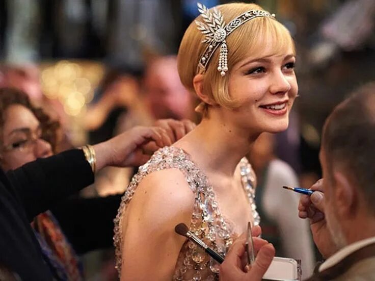 Прическа гэтсби фото Trucco anni '20 stile Gatsby capelli make-up The great gatsby, The great gatsby 