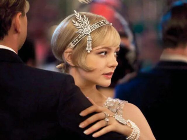 Прическа гэтсби на длинные Great Gatsby Wedding Hair Styles 1920s Theme Hair Gatsby hair, Great gatsby make