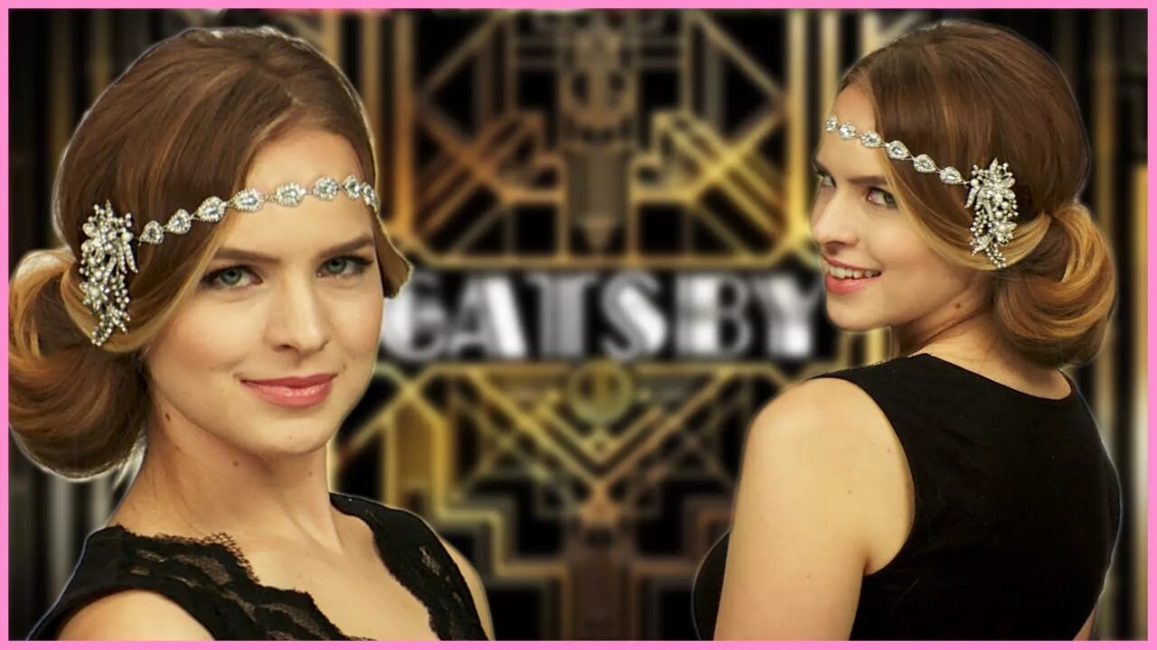 Прическа гэтсби на длинные Easy Great Gatsby Inspired Halloween Hair Tutorial With Kayley Melissa - YouTube