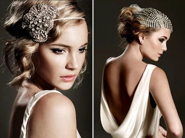 Прическа гэтсби на длинные love these headpieces Vintage wedding hair, Wedding hair accessories vintage, Fl