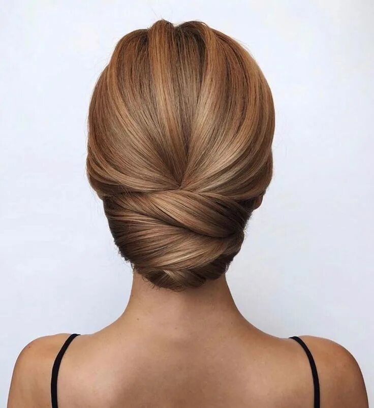 Прическа гладкий пучок на средние волосы 50 Updos for Long Hair to Suit Any Occasion - Hair Adviser Long hair styles, Hai