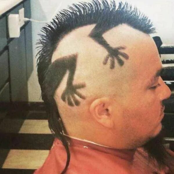 29 Unfortunate Hairstyles Jam-Packed With Cringe Weird images, Haircut funny, Fu