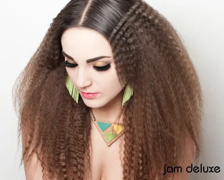 Прическа гофре Crimped hairstyle ? Why not ! Crimped hair, Long hair styles, Curls for long hai