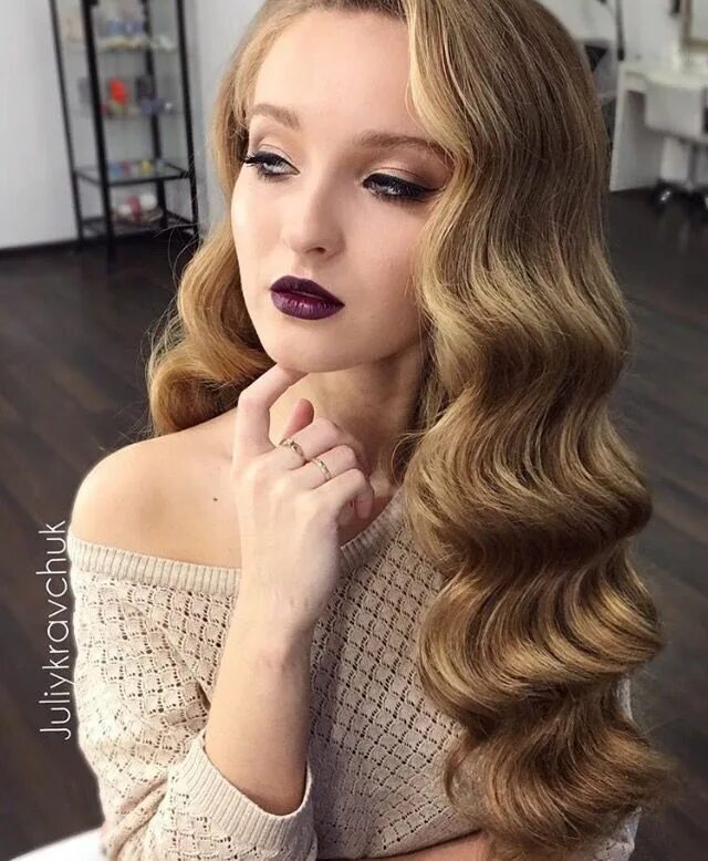 Прическа голливудская волна на средние волосы Pin by Արաքս Դավթյան on Hairstyles Hollywood hair, Glamorous hair, Wedding hairs