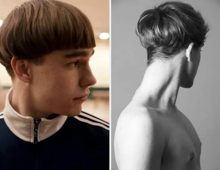 Прическа горшок длинная Modern Men's Bowl Cut Hairstyles