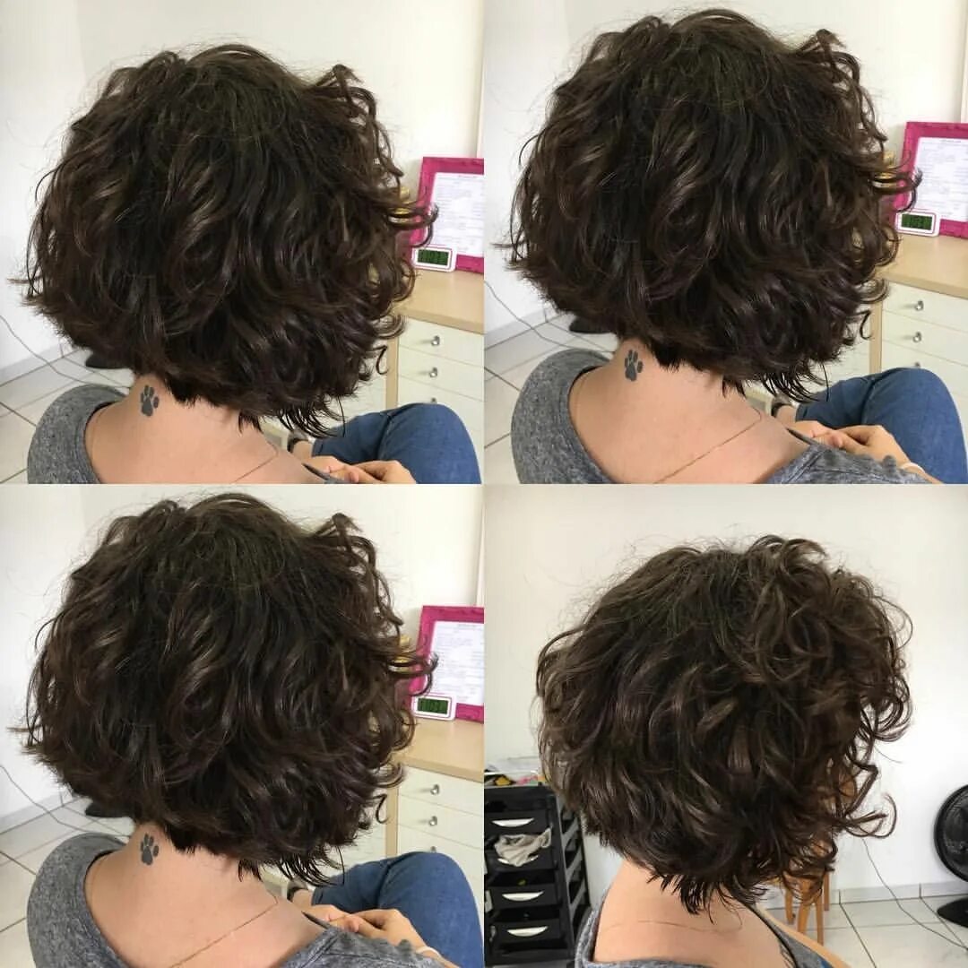 Прическа градуированное каре кучерявая Corte despojadão! #devacut #devacurl #devacurlpro #curlspecialists #cachosbr #ca