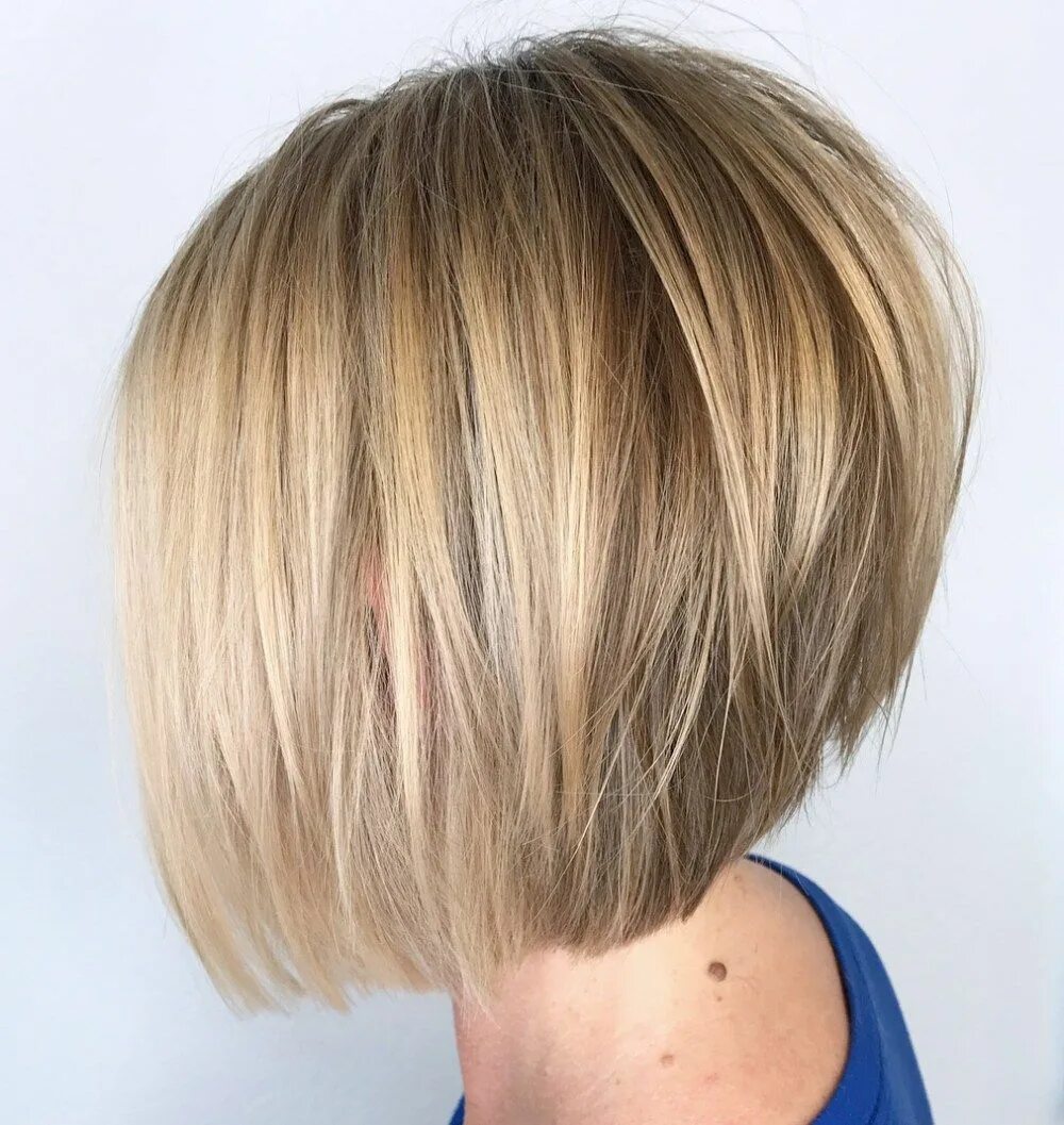 Прическа градуированное каре на средние 60 Short Bob Haircuts and Hairstyles for Women to Try in 2024 Bobs for thin hair