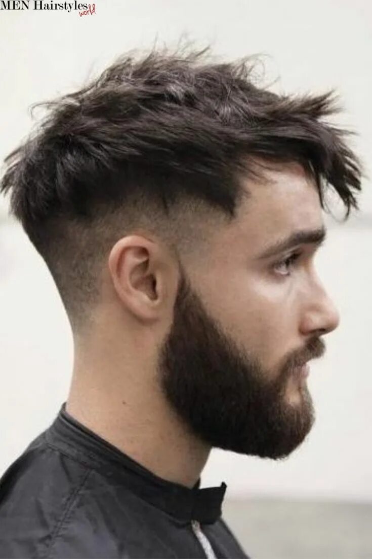 Прическа гранж мужская короткая The disconnected undercut hairstyle has been a major trend these past few years.