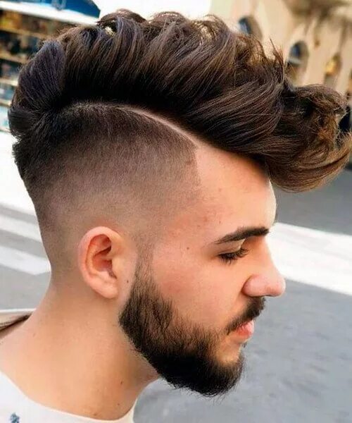 Прическа гребень мужская Fade haircut for handsome men Mohawk hairstyles, Undercut hairstyles, Cool hairs