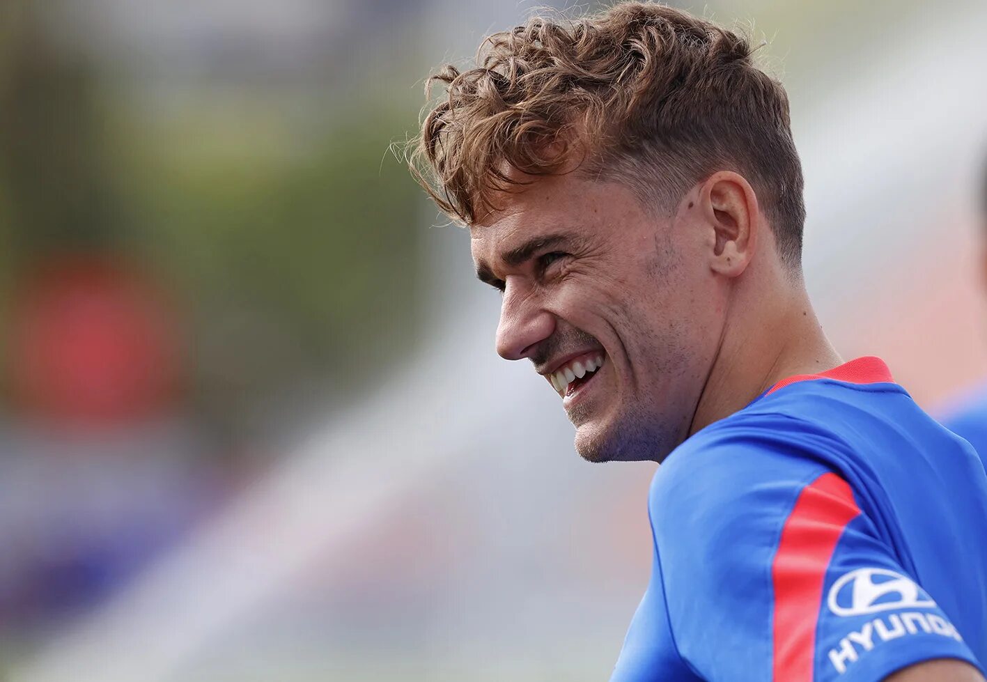 Прическа гризмана 2024 Antoine Griezmann trains with Luis Suarez and Joao Felix with Atletico Madrid no