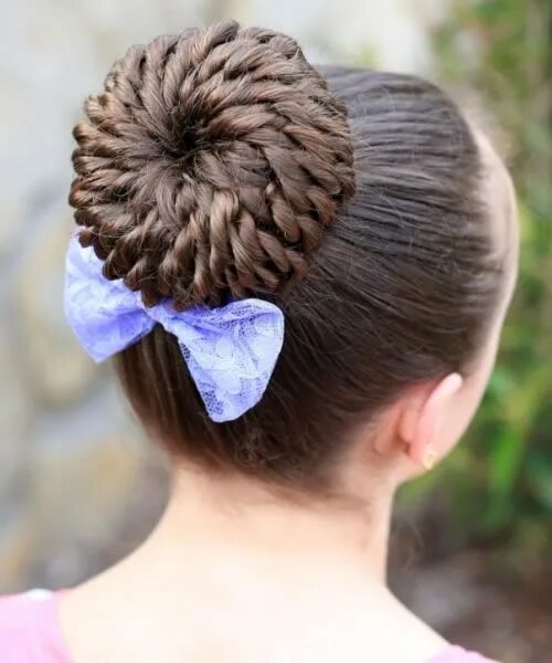 Ballet Bun Hairstyles for Little Girls - YouTube