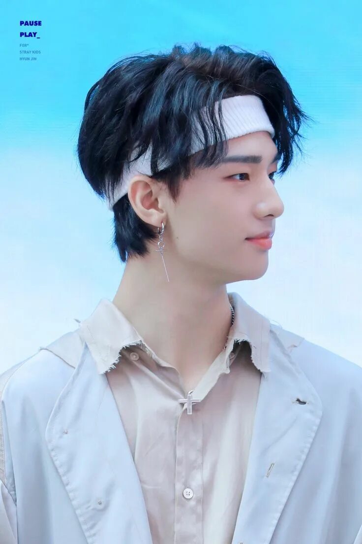 Прическа хенджина 2024 #STRAYKIDS #HYUNJIN