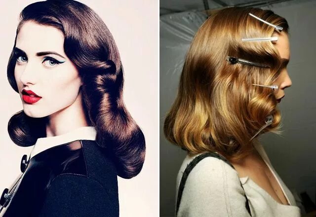 Прическа холодная волна как сделать Retro Waves Hair styles, Vintage hairstyles, Retro hairstyles