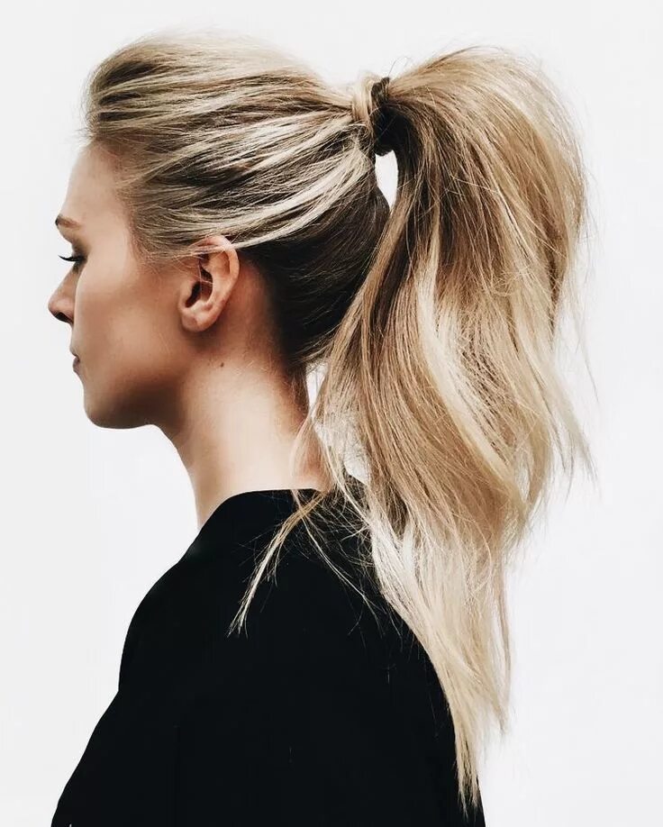 Прическа хвост 2024 Pin by Samantha Hammack on hair Stylish ponytail, Ponytail hairstyles, Diy hairs