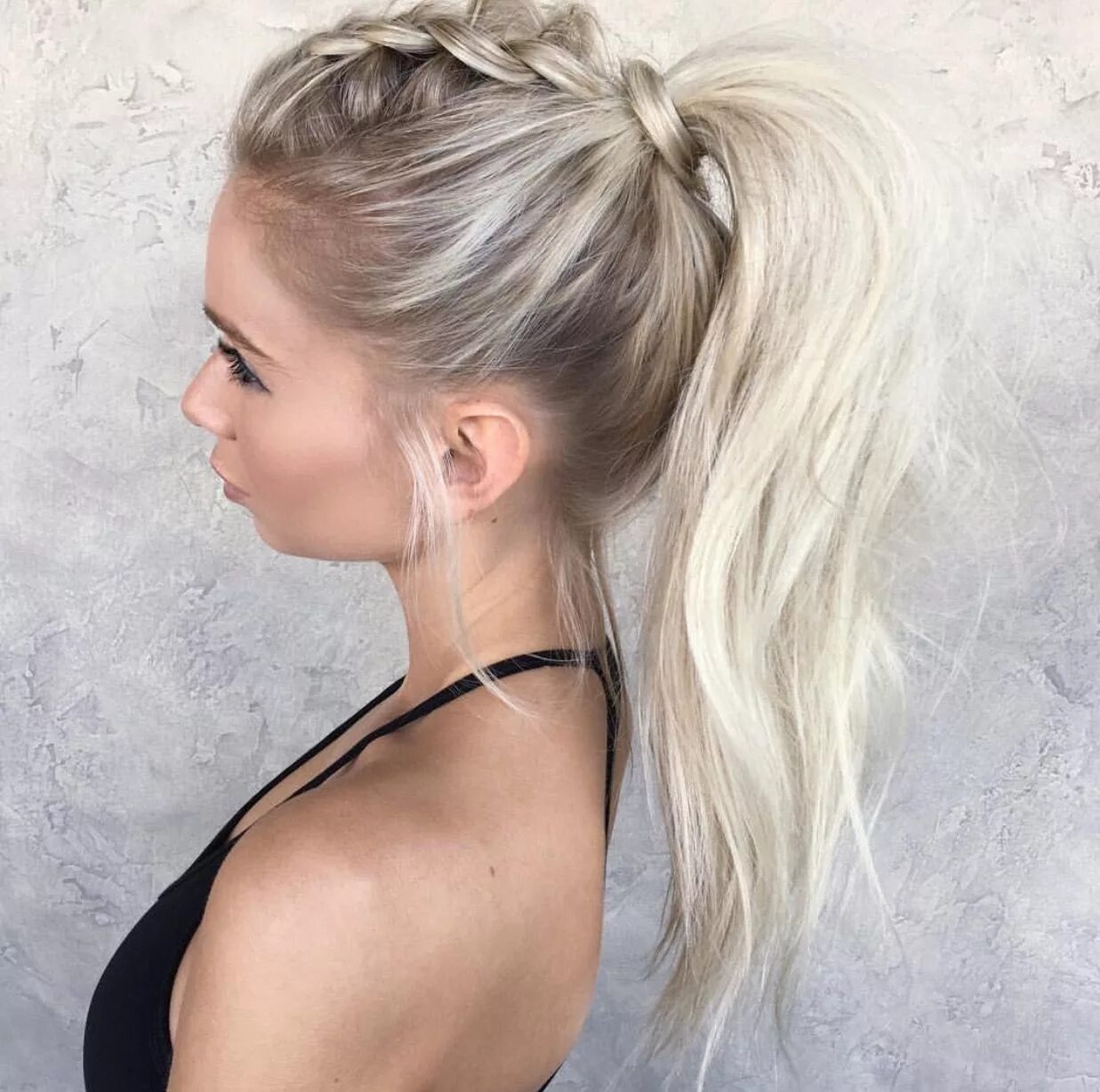 Прическа хвост фото на средние Pin on Blonde. Sporty ponytail, Long hair styles, Ponytail hairstyles