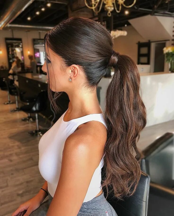 Прическа хвост на длинные волосы фото Effortless pony #2 #avedaibw Homecoming in 2019 Hair, Long hair styles, Hair sty