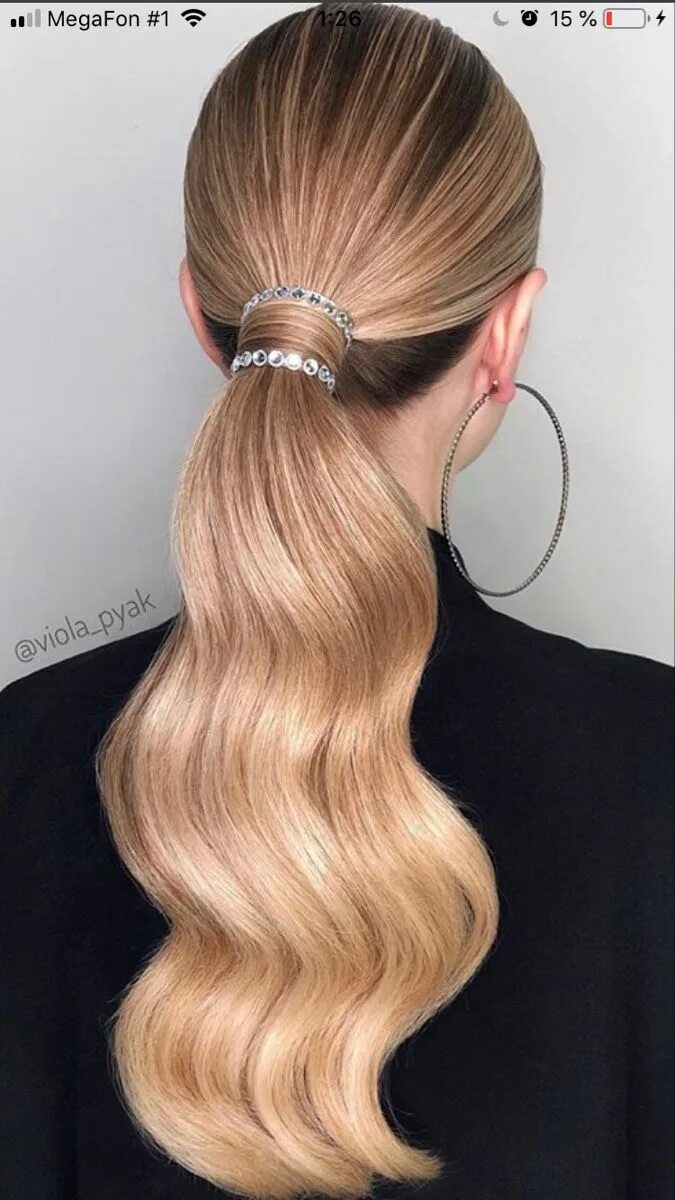 Прическа хвост на средние волосы 2024 Пин от пользователя Igne Kavaliukaite на доске Hairstyle Прически из распущенных