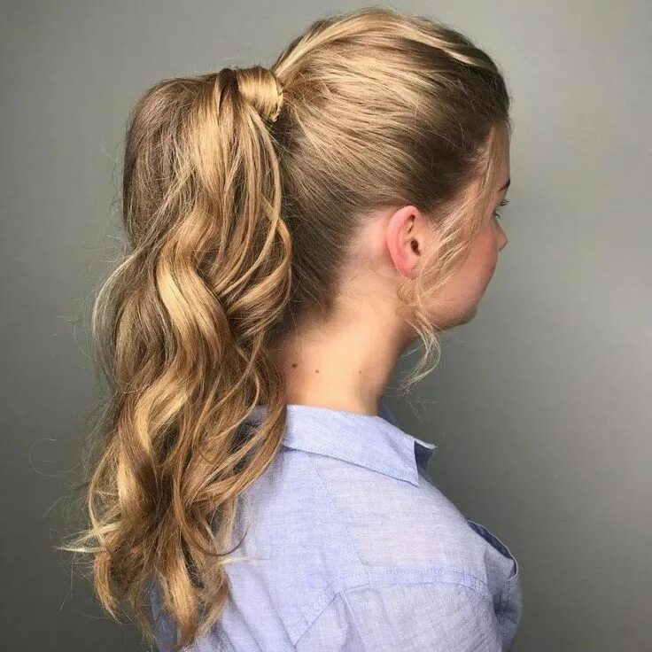 Прическа хвост на средние волосы Account Suspended Ponytail hairstyles, Prom hairstyles for long hair, Long hair 