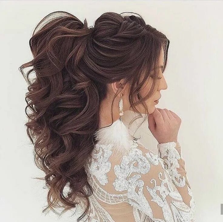 Прическа хвост на средние волосы на свадьбу Pin by Femme Fatale on HAIR Long hair styles, Ponytail hairstyles, Headband hair